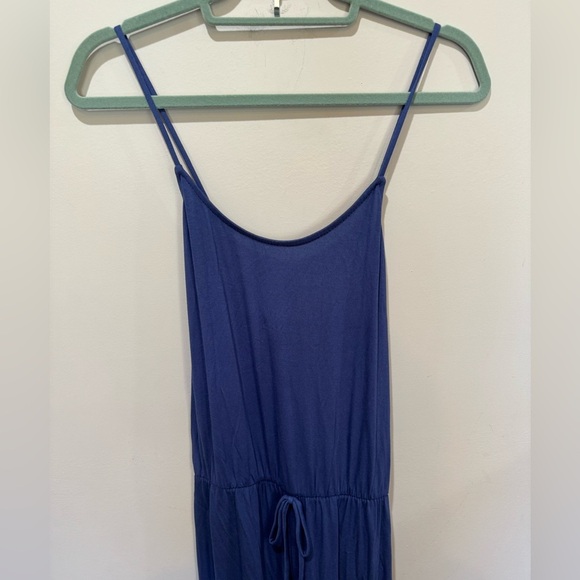 FANTASTIC FAWN blue wide leg jumpsuit sz Small‎ - Picture 3 of 6